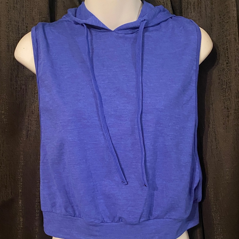 HALARA Sleeveless Purple Hoodie